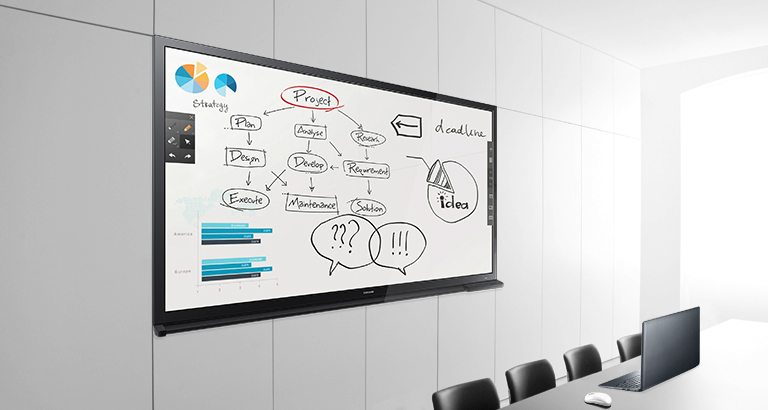 65 Inch Multi-Touch Display - Samsung DM65E-BC rent