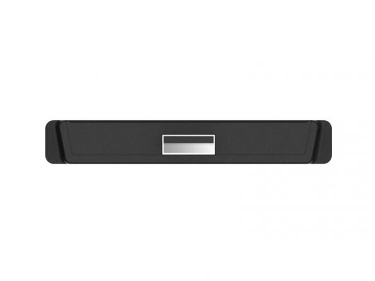 Front view of the Dual WiFi Module iiyama OWM001 (new), showing a compact black rectangular device with a centered silver USB connector, isolated against a white background.