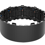 Large circular LED display featuring Unilumin URMIII 2.6 MK2 Pro Flex XS rental panels with a sleek black exterior, forming an inward-facing 2.6mm pitch LED wall module ring, ideal for immersive visual installations and events.