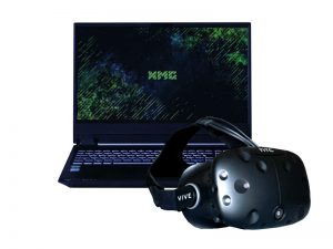 Set VR-Brille und 15.6 Zoll Laptop - HTC Vive und XMG 15 Pro mieten
