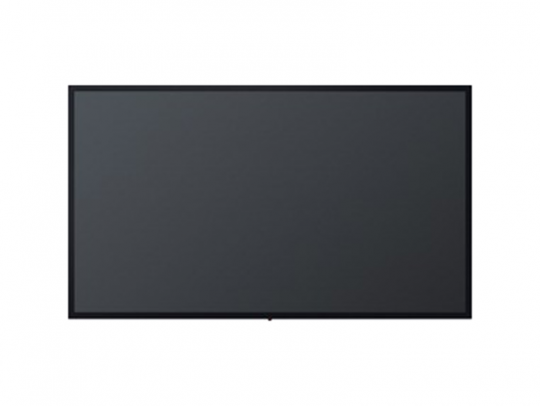 Flachbildfernseher mit schwarzem Rahmen vor weißem Hintergrund - ideal als Fernseher oder Monitor zum Kaufen oder Mieten.