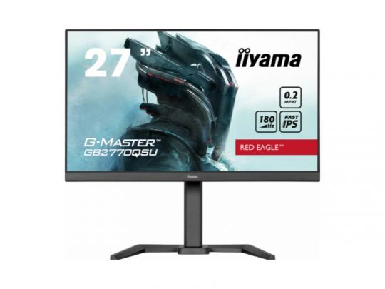 Das Bild zeigt einen Bildschirm. iiyama GB2770QSU-B6 - Produktbild. 