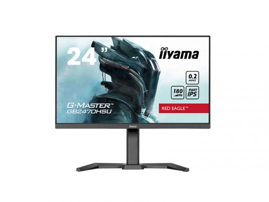 Das Bild zeigt einen Bildschirm. iiyama GB2470HSU-B6 - Produktbild. 
