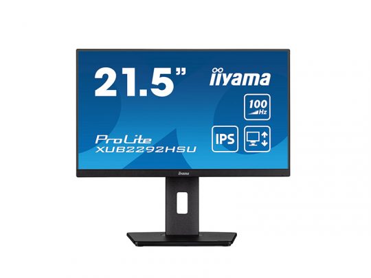 Das Bild zeigt einen Bildschirm. iiyama XUB2292HSU-B6 - Produktbild. 