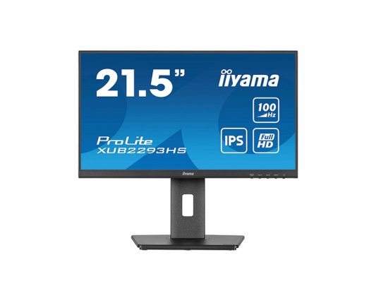 Das Bild zeigt einen Bildschirm. iiyama XUB2293HS-B6 - Produktbild. 