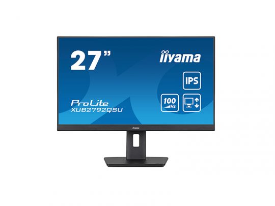 Das Bild zeigt einen Bildschirm. iiyama XUB2792QSU-B6 - Produktbild. 