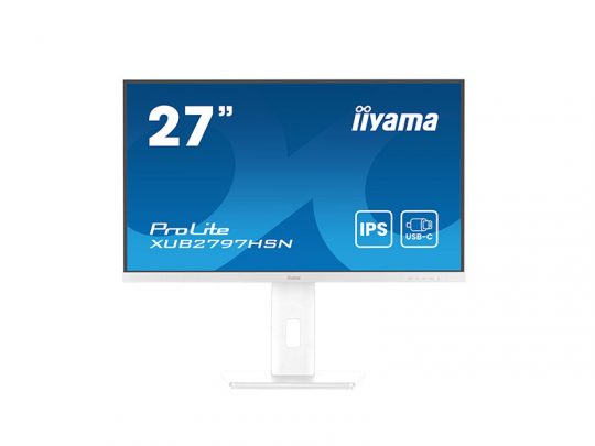Das Bild zeigt einen Bildschirm. iiyama XUB2797HSN-W2 - Produktbild. 