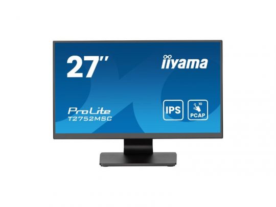 Das Bild zeigt einen Touch-Monitor. iiyama T2752MSC-B1AG - Produktbild
