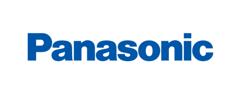 Panasonic-Logo: Blaue, fette Schrift auf weißem Hintergrund. Ideal zur Orientierung bei Panasonic Wechselobjektiven mieten.